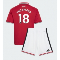 Manchester United Youri Tielemans #18 Hemmatröja Barn 2026-27 Kortärmad (+ Korta byxor)